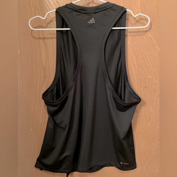 Women’s Adidas small black, Aeroready, lightweight, split-side tank top - Picture 2 of 5